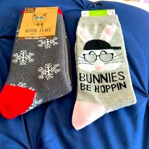 Cute little socks never worn. Selling two for one